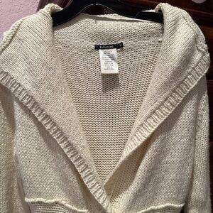 Knitted long sleeve sweater dress